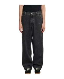 Maison Margiela Jeans In Black Denim