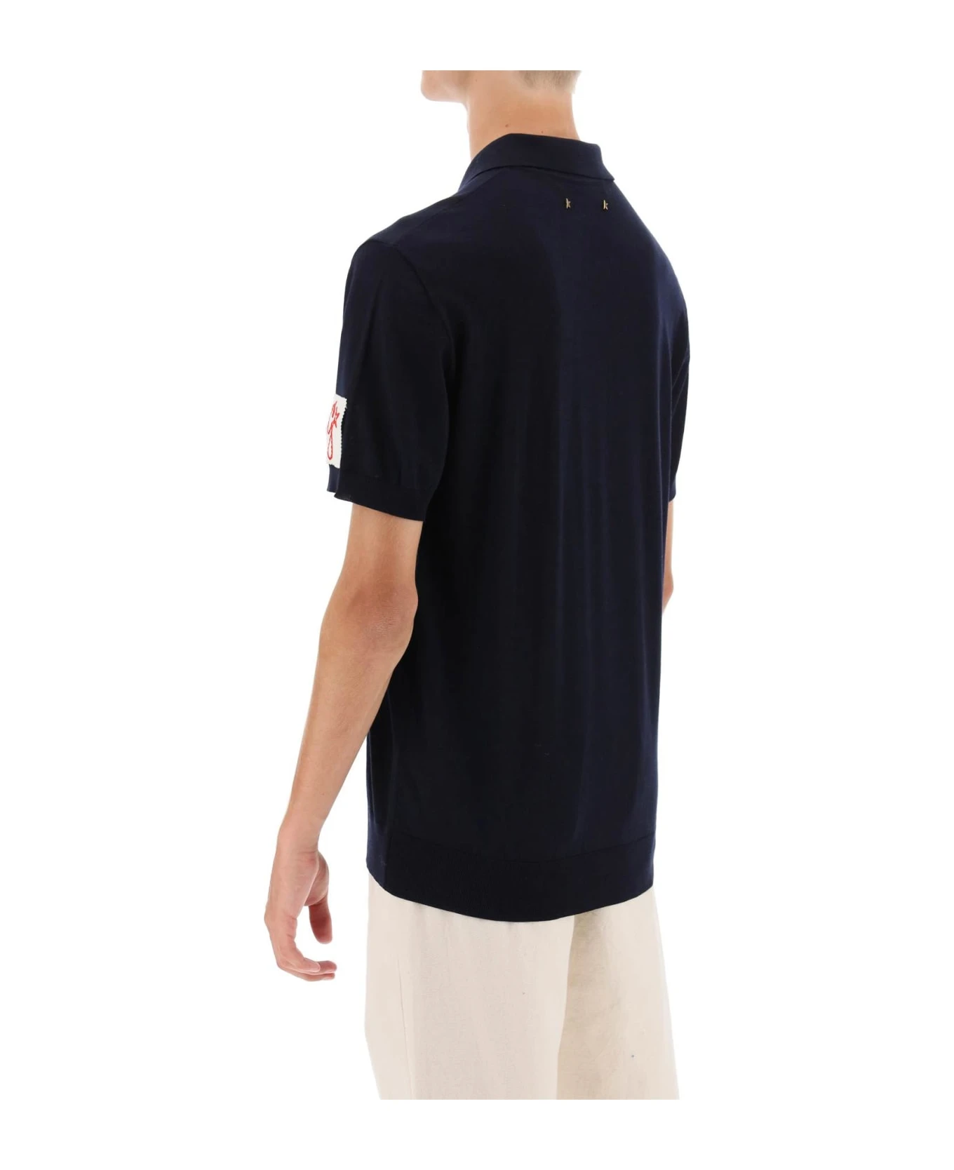 Golden Goose 'giotto' Virgin Wool Polo Shirt 5 Golden Goose 'giotto' Virgin Wool Polo Shirt - Image 3