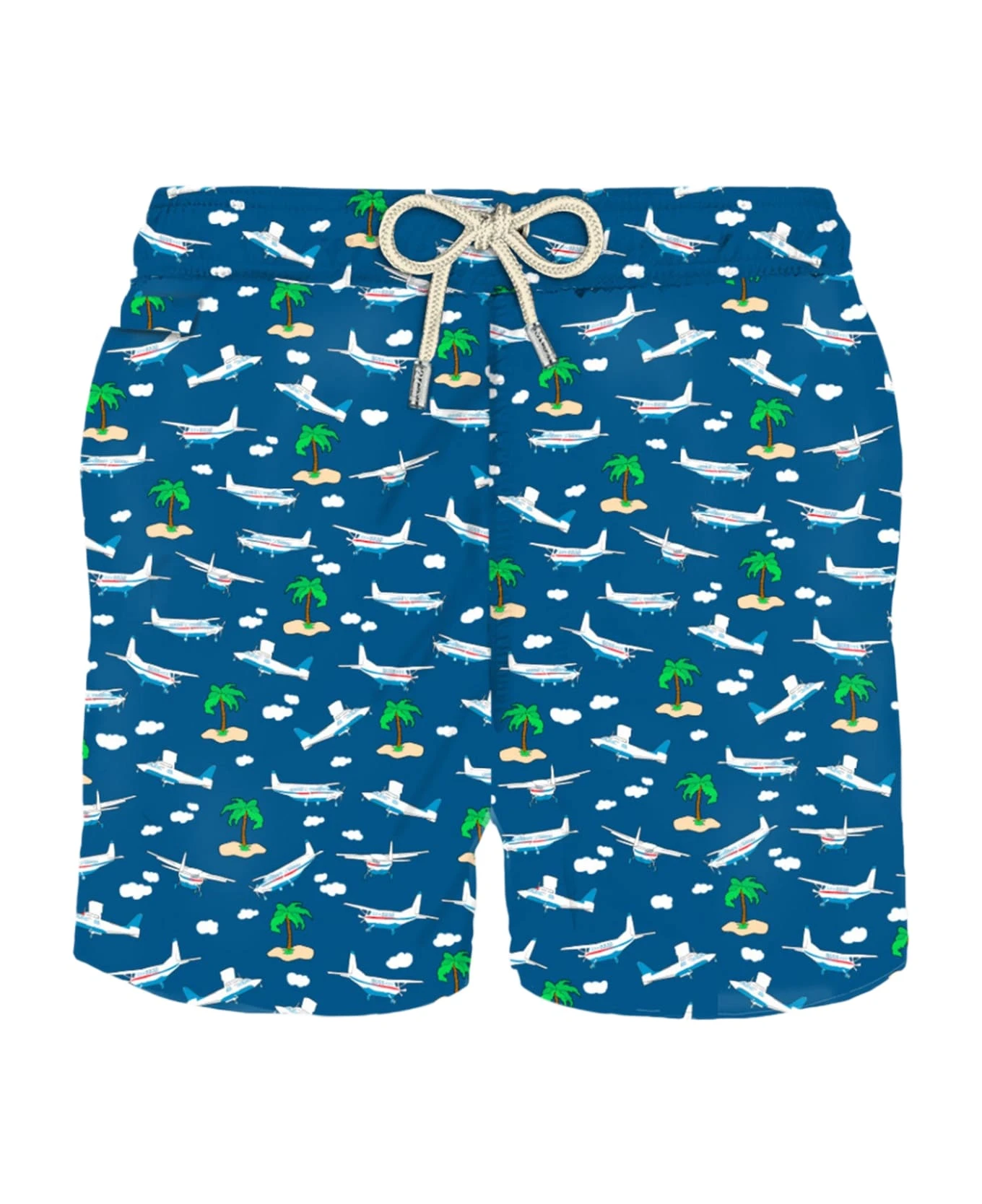 MC2 Saint Barth Man Light Fabric Swim Shorts With Plane And Island Print 3 MC2 Saint Barth Man Light Fabric Swim Shorts With Plane And Island Print