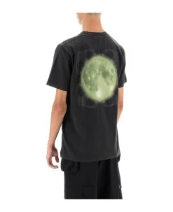 Off-White Back Arrow Super Moon-printed T-shirt -Off-White Sales Store bb2b50f039299e83a25fe2b54d77ab82