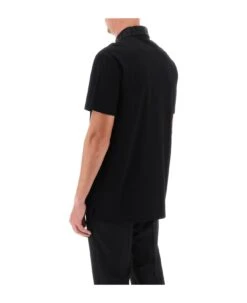 Versace Barocco Silhouette Polo Shirt -Off-White Sales Store bbcdeb50d9bf163a38880df245802c96