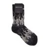 Vision Of Super Black Socks With Triple Grey Flame -Off-White Sales Store be18caf50bd1e3b13c03683fbbf10efa