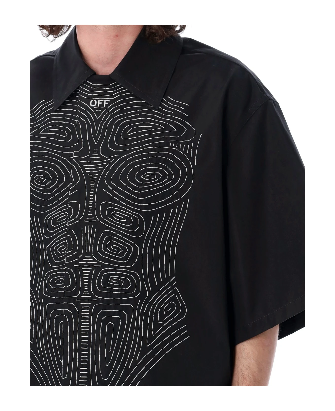 Off-White Body Stitch S/s Shirt 7 Off-White Body Stitch S/s Shirt - Image 5