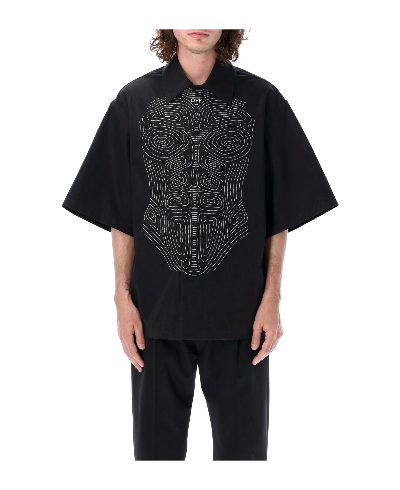 Off-White Body Stitch S/s Shirt 3 Off-White Body Stitch S/s Shirt