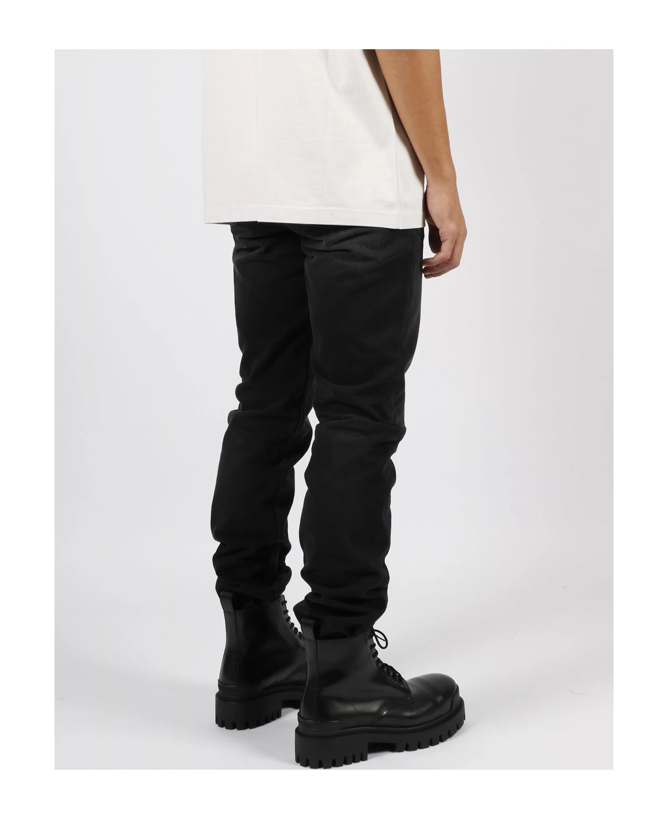 Balenciaga Black Faded Denim Slim Pants 6 Balenciaga Black Faded Denim Slim Pants - Image 4
