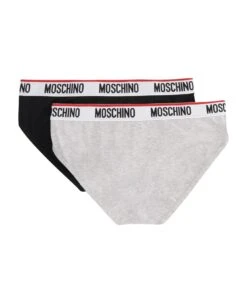 MOSCHINO Set Of Two Logo Band Briefs -Off-White Sales Store cd80c9a878f37e000f523fa86008ce4d