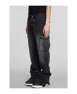 Amiri Jeans In Grey Cotton -Off-White Sales Store ce6eba27bf504aa953a3508b7ab92d18