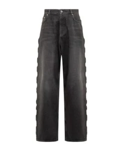 Off-White Zip Details Jeans