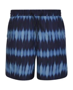 A.P.C. Bobby Tie-dye Blue Swim Shorts