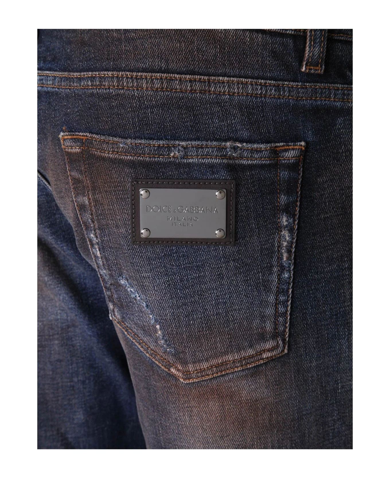 Dolce & Gabbana Slim Jeans With Sandblasted Effect 5 Dolce & Gabbana Slim Jeans With Sandblasted Effect - Image 3