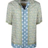 Versace Logo Monogram Print Short-sleeved Shirt