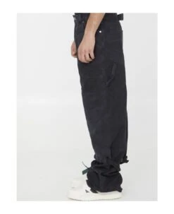 Off-White Cargo Pants In Canvas -Off-White Sales Store dc01cc889f492af2d8ebfa4c8f9a80d6