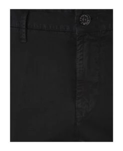 Stone Island Black Cargo Trousers In Broken Twill Stretch Cotton -Off-White Sales Store dc5039e0241c21fd4a459d981913994f