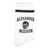 Alexander McQueen Logo Skull Socks In White -Off-White Sales Store dda663433ed5a37ea15bae4c8bf70987