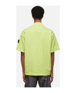 Stone Island Blend Cotton Shirt Jacket -Off-White Sales Store dded363dc3c3c014b7d361039a2120fa