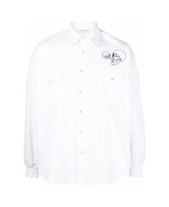 Alexander McQueen Skull-embroidered Shirt