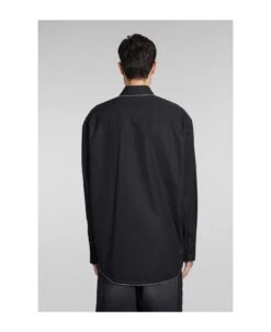 Off-White Shirt In Black Cotton -Off-White Sales Store df6bf7b132904c8264001939ace1abe4