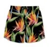MC2 Saint Barth Black Swim Short Mid-lenght With Flower Print -Off-White Sales Store dfd6646fd19588d94164774770499023