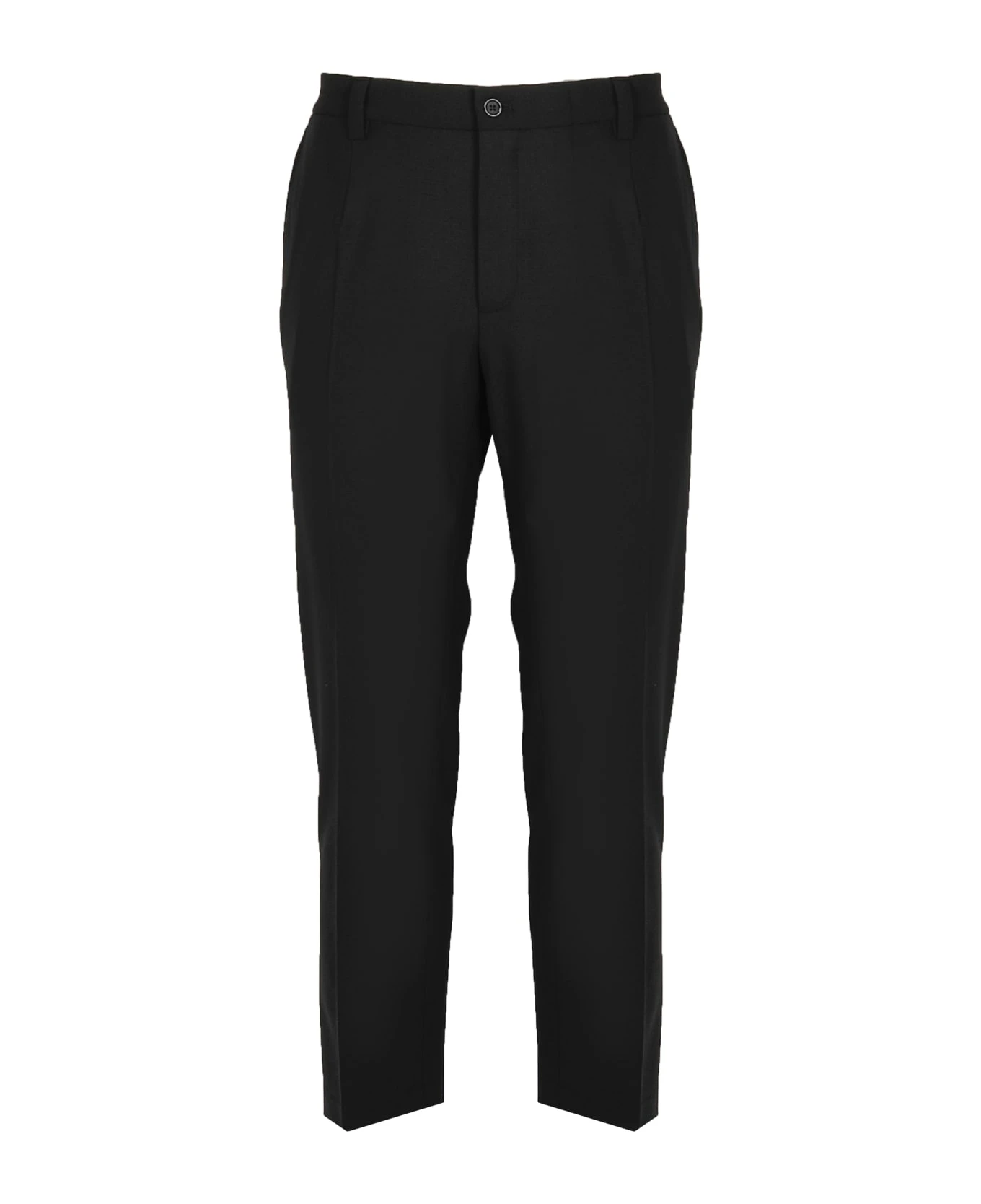 Dolce & Gabbana Stretch Trousers With Dg Embroidered 2 Dolce & Gabbana Stretch Trousers With Dg Embroidered