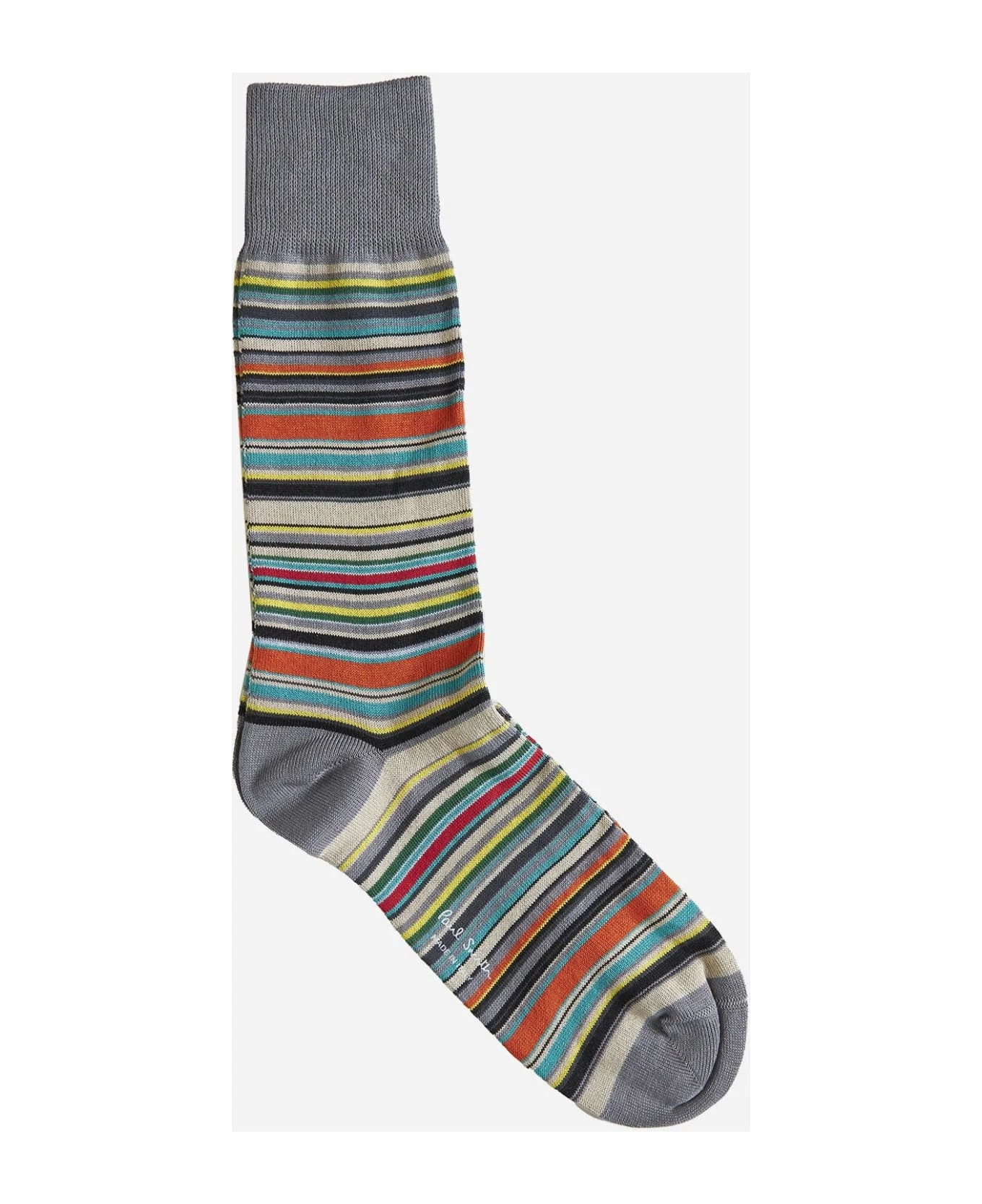 PAUL SMITH Set Of 3 Striped Cotton Blend Socks 4 PAUL SMITH Set Of 3 Striped Cotton Blend Socks - Image 2