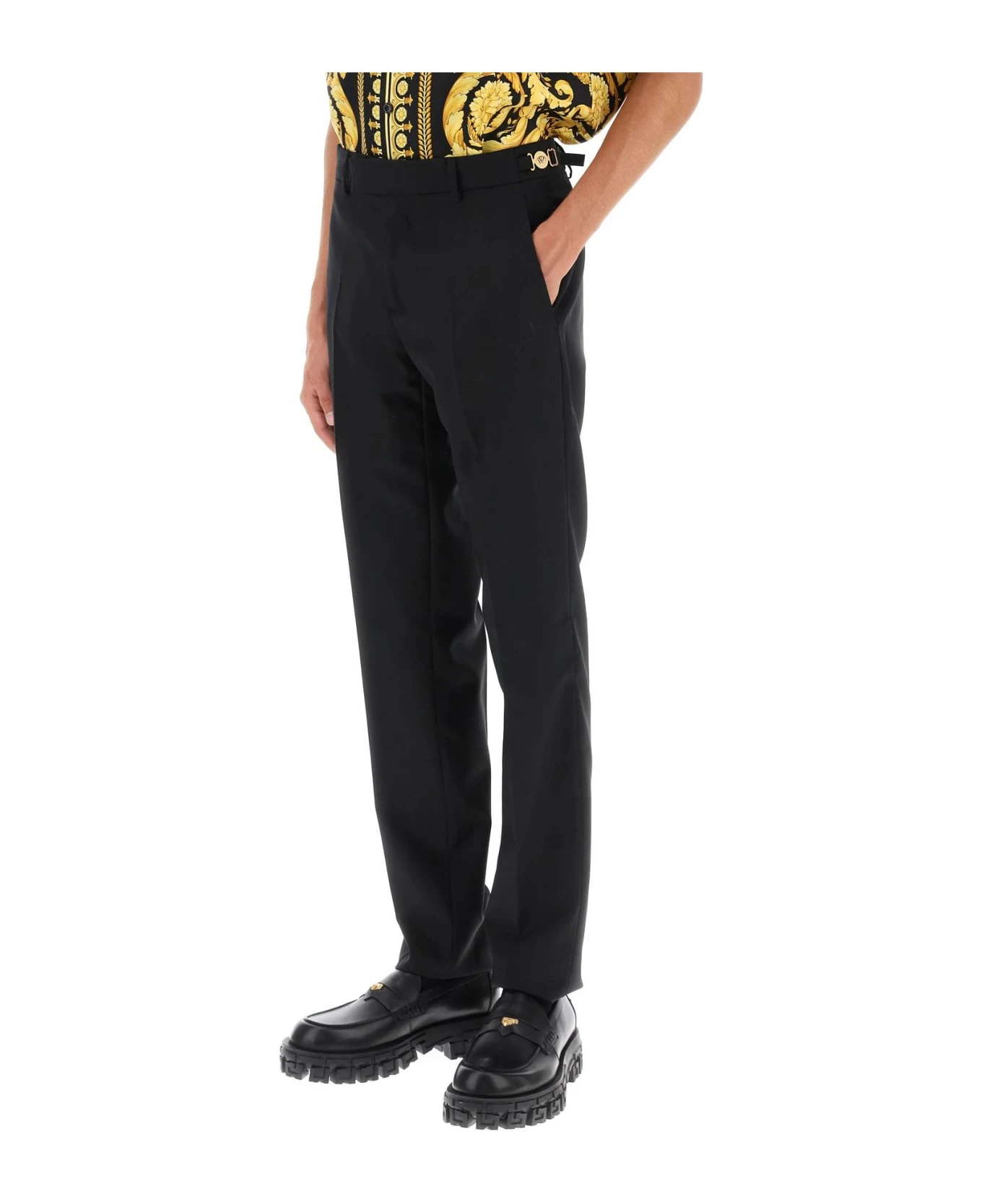 Versace Tailored Pants With Medusa Details 6 Versace Tailored Pants With Medusa Details - Image 4