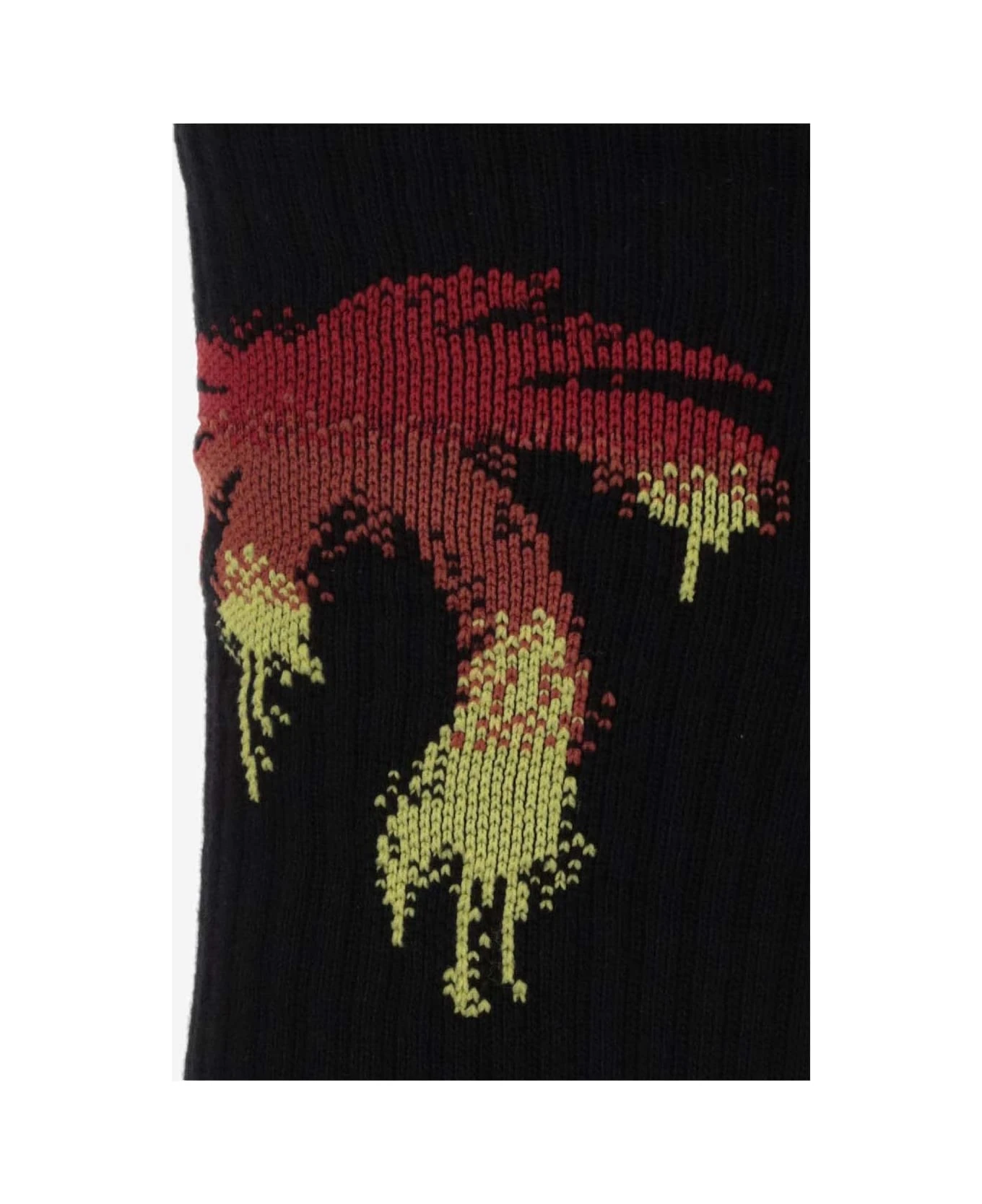 Palm Angels Stretch Cotton Socks With Palm Pattern 4 Palm Angels Stretch Cotton Socks With Palm Pattern - Image 2