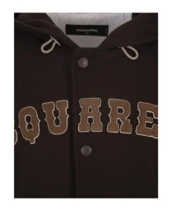 DSQUARED2 Varsity Hooded Bomber Jacket In Black/white 8 DSQUARED2 Varsity Hooded Bomber Jacket In Black/white -Off-White Sales Store e903fb2a0d742af695967d9744c62020