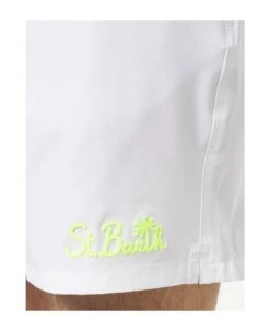 MC2 Saint Barth Man White Comfort Swim Shorts -Off-White Sales Store e9164d19888bfa7b9057493b3eaeb999
