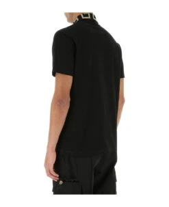Versace Black Piquet Polo Shirt -Off-White Sales Store e95aaa852c972a85e9551d1efb6ed1bc