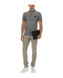 Dolce & Gabbana Cotton Pique Polo -Off-White Sales Store ea4d530e9ebbd48a6098db6f7f36f485