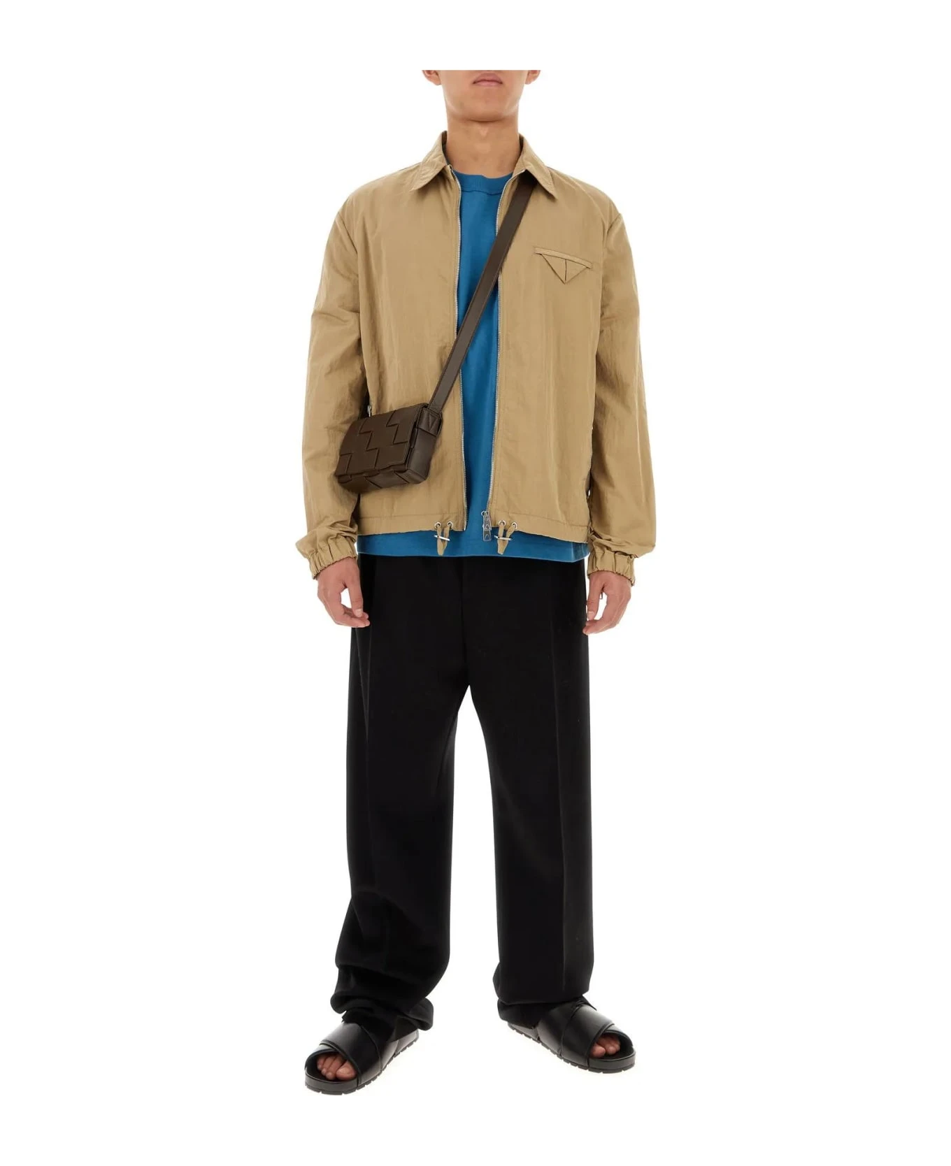 Bottega Veneta Air Force Blue Cotton Oversize T-shirt 4 Bottega Veneta Air Force Blue Cotton Oversize T-shirt - Image 2