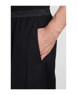 Balenciaga Pants In Black Viscose -Off-White Sales Store ec97d03a391932b082770ee2c064e986