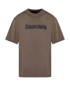 Balenciaga Caps Boxy Fit T-shirt