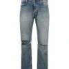 Balenciaga Buckle Loose Fit Jeans -Off-White Sales Store efa101cf16291342f27350a24a016e50