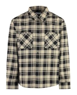 Off-White Checked Flannel Shirt