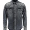 Dolce & Gabbana Western Shirt In Stretch Denim -Off-White Sales Store f371833a42116a72b4e0a57c1df3533d