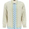 Silk Versace Allover Shirt -Off-White Sales Store f4fd232a9434ad5321a9cfef394d0a72