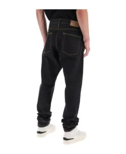 Loose Fit Jeans -Off-White Sales Store f55dcad5442b5f16c55edeefa0e5a32a