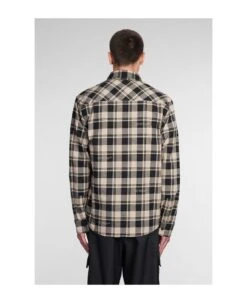 Off-White Shirt In Beige Cotton -Off-White Sales Store f7d8f408db902f2d9b14485b28f639e4