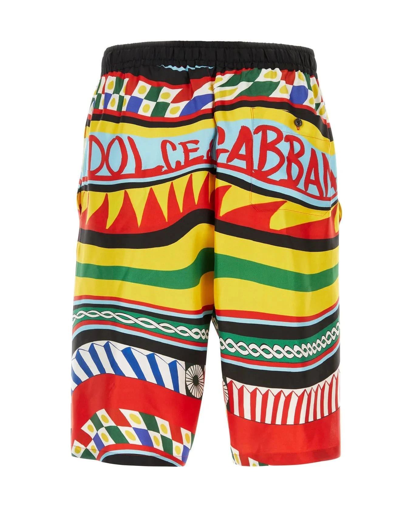 Dolce & Gabbana Printed Satin Bermuda Shorts 4 Dolce & Gabbana Printed Satin Bermuda Shorts - Image 2