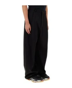 Balenciaga Black Wool Wide-leg Pant -Off-White Sales Store fb33d9de1cd18c951029e3254c0f5809