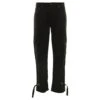 Off-White Black Cargo Pants With Adjustable Buckles In Cotton Man