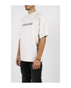 Balenciaga Mirror Medium Fit T-shirt -Off-White Sales Store fe035a0820b4c92dabad5c07b927df59