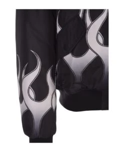 Vision Of Super Black Padded Bomber Jacket With White Flames 10 Vision Of Super Black Padded Bomber Jacket With White Flames -Off-White Sales Store fe43595f32f9273d67e694d596d26543